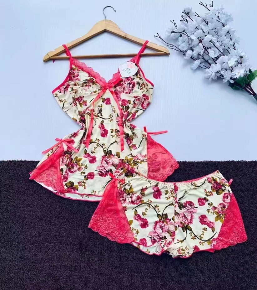 Fashionable Women's Sleepwear SetStyle Lingerie Sexy Nightwear for Women