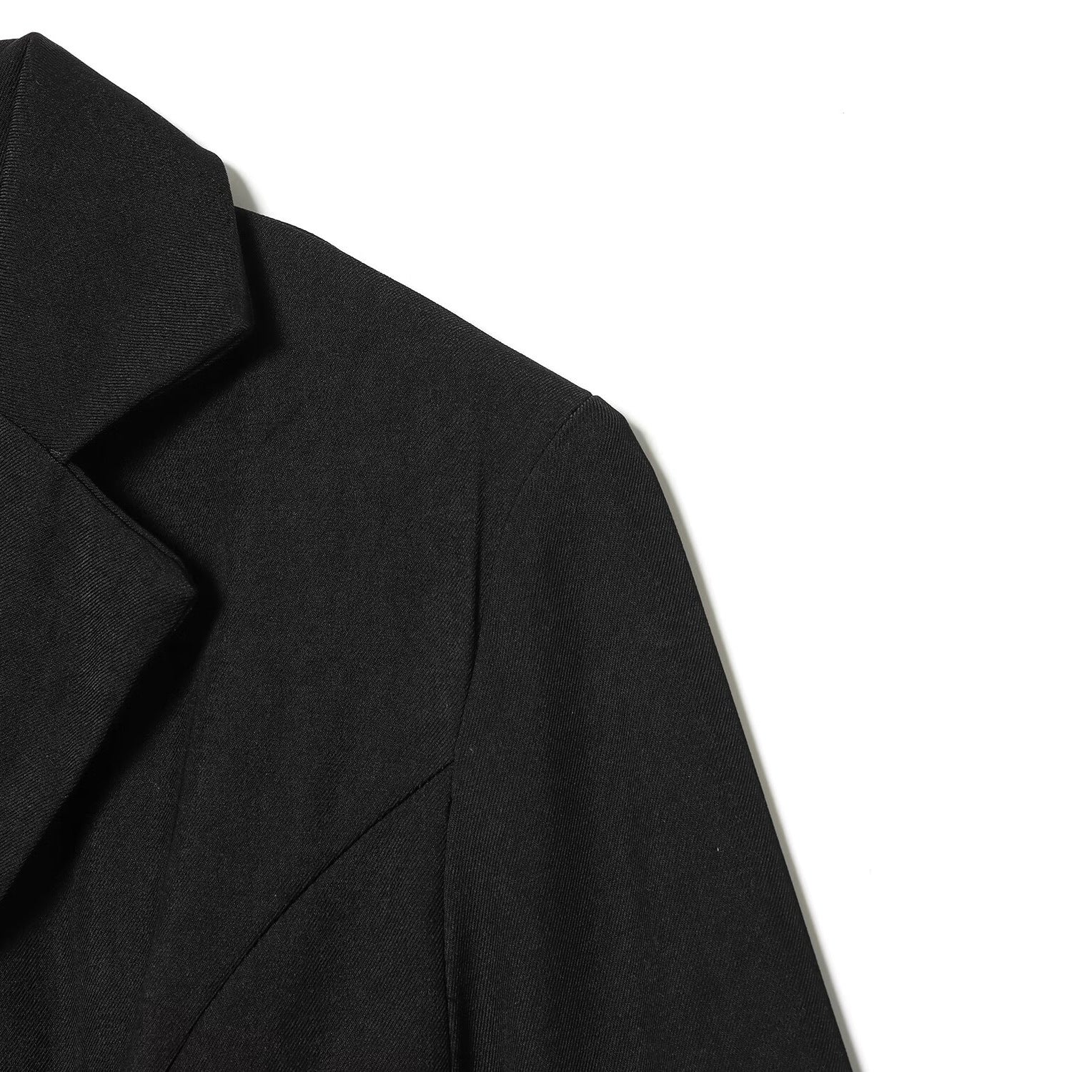 Elegant slim fit lace patchwork suit jacket