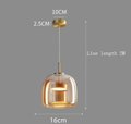 Chongqing Zhongshan Glass Lamp Nordic Modern Simple Creative Bar Restaurant Chandelier Living Room Art Designer